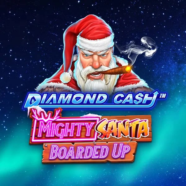 Diamond Cash Mighty Santa Boarded Up logo by Greentube at VipLuck Casino