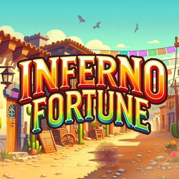 Inferno Fortune slot logo by Atomic Slot Lab at VipLuck CasinoInferno Fortune