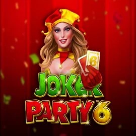 Joker Party 6 slot logo by Greentube at VipLuck CasinoJoker Party 6