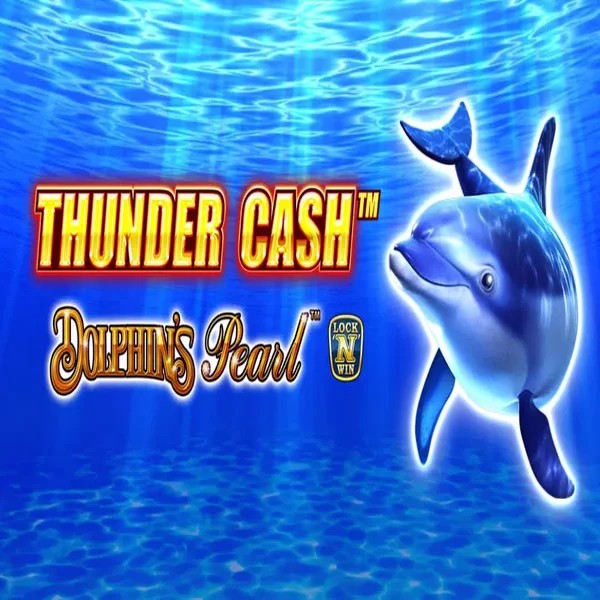Thunder Cash Dolphins Pearl slot visual from Novomatic available on vipsluck.es